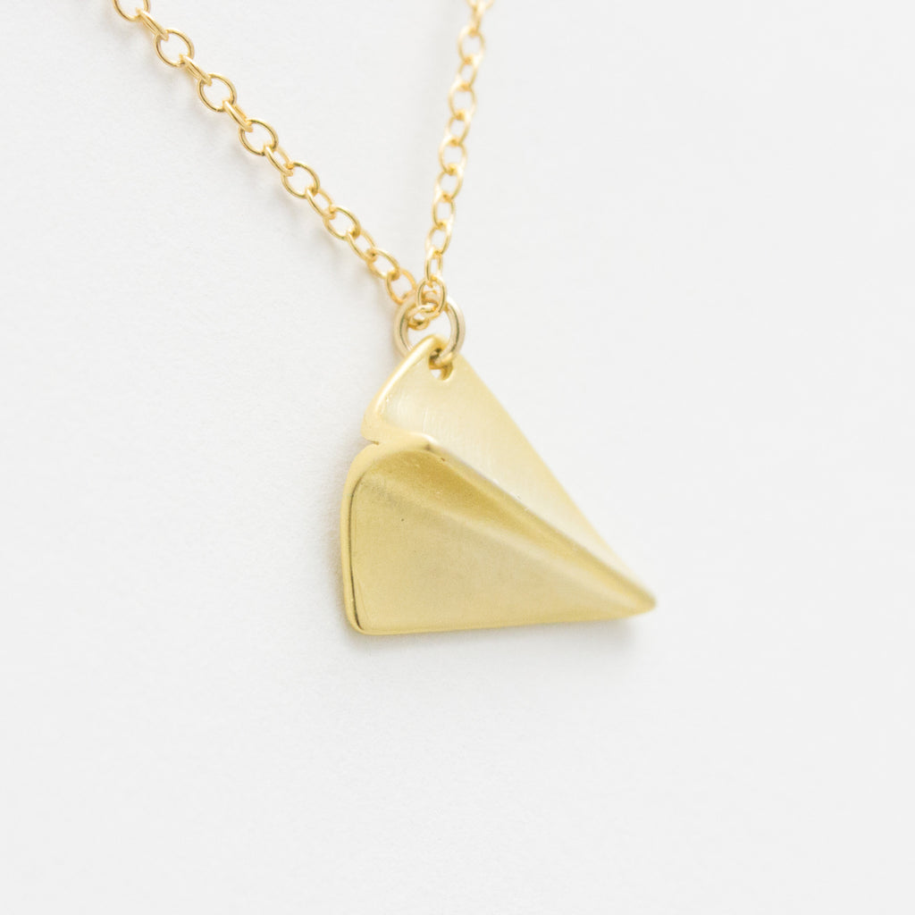 Get Your Hands on the Hottest Gold Airplane Necklaces with Diamond